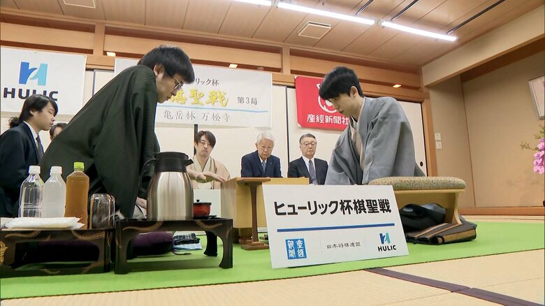 藤井聡太七冠勝てば5連覇で「永世棋聖」獲得「地元での対局。良い将棋を」“失冠後”初の戦い　名古屋で棋聖戦第3局｜FNNプライムオンライン