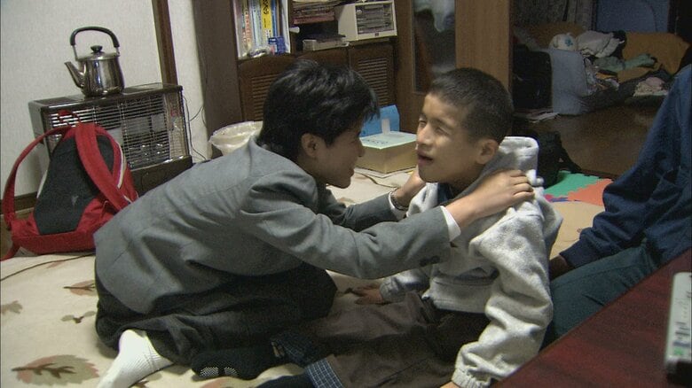 唯織さん（左）と息吹君（右）