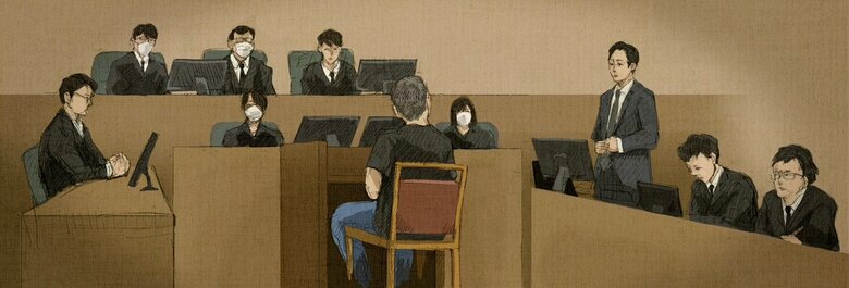 初公判時の様子