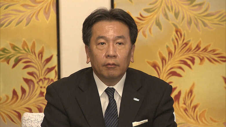立憲民主党の枝野代表