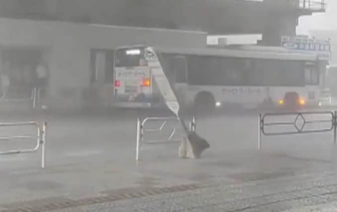 埼玉での突風被害（24日）