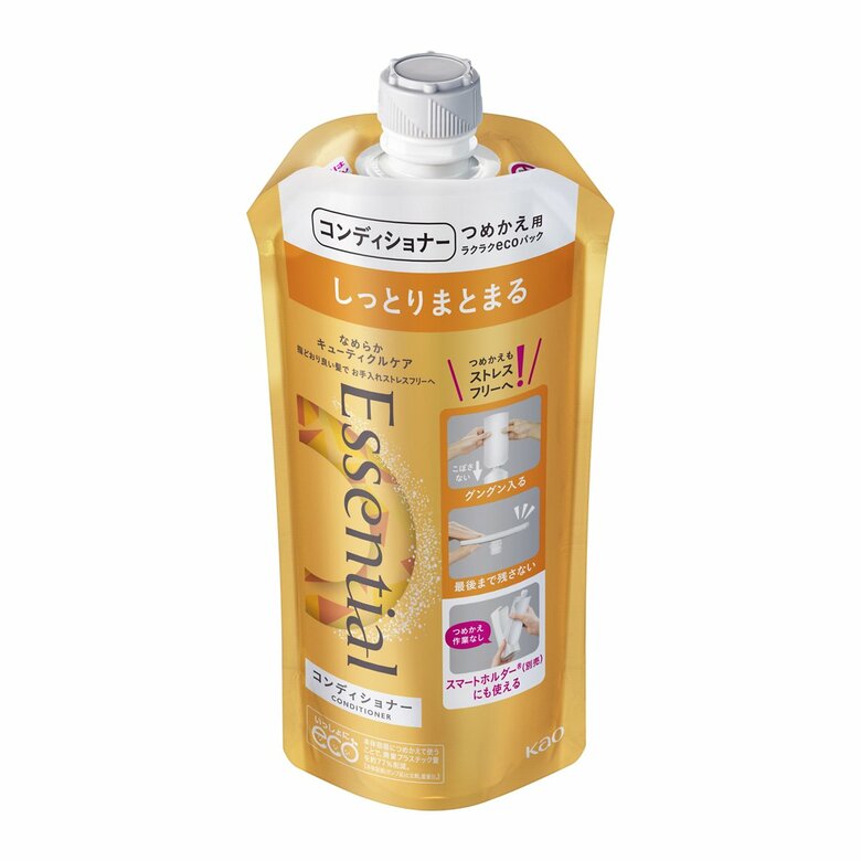 コンディショナーつめかえ用も不透明（提供：花王）