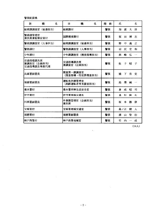 3月26日付