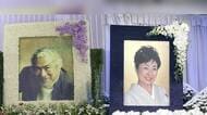 中村玉緒さん告別式　共演の著名人ら数々参列　明石家さんまさんも　生前「私は晴れ女」　きょうの天気も「晴れ」