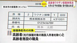 熊本市で高齢者にワクチン接種券発送