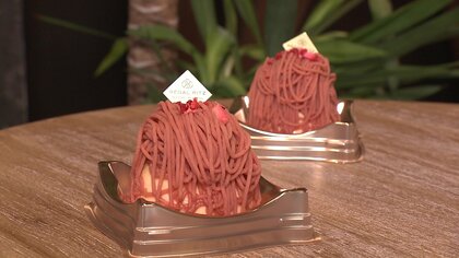 【春限定】栗とイチゴがコラボした春色“モンブラン”花見のお供にいかが？　甘酸っぱさと栗の甘さが絶妙なバランス