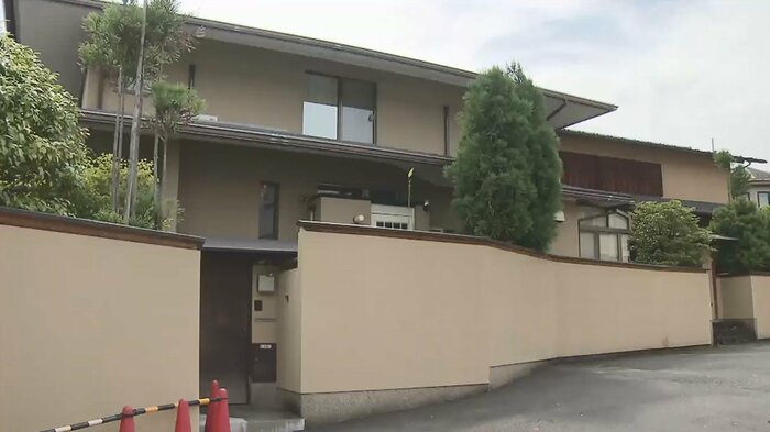 宮本容疑者の自宅(京都市)