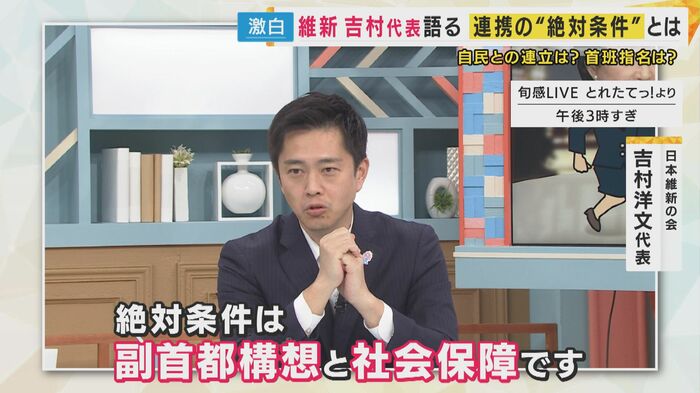 日本維新の会 吉村洋文代表