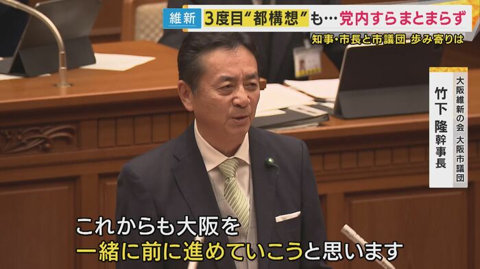 大阪維新の会大阪市議団・竹下隆幹事長