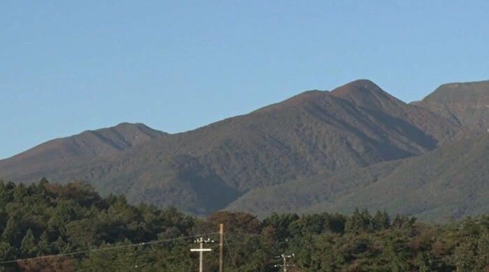 蔵王連峰南端の不忘山