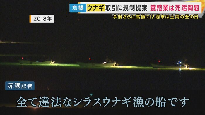 密漁の瞬間