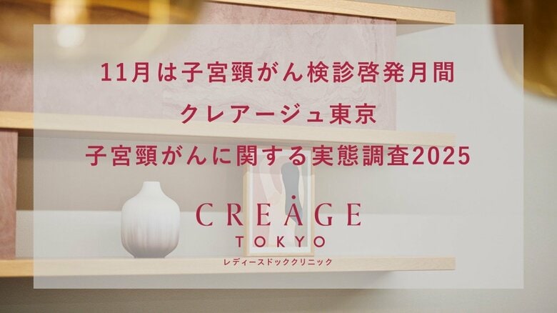 クレアージュ東京・子宮頸がん検診に関する調査2025】20～50代女性の子宮頸がん検診の定期受診率は35％妊婦健診で初めて受診したというケースもHPV検査の受診経験率は2割を下回る結果に