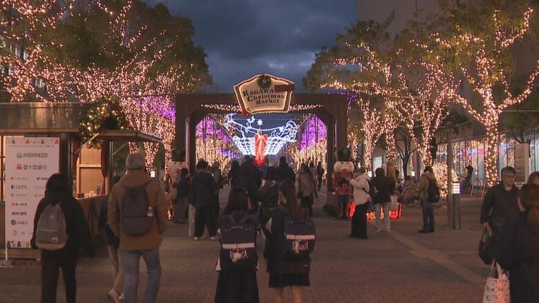 あなぶきアリーナ香川周辺で開催「Ｘマスマーケット」経済波及効果は２８～３３億円　実行委発表【香川】｜FNNプライムオンライン