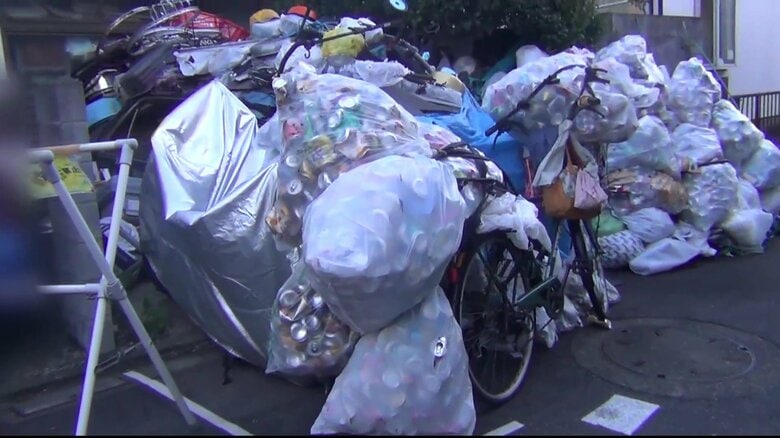 「ゴミが崩れたり飛んできたり」ゲリラ雷雨や台風10号接近…“ゴミ屋敷”の近隣住民が「散乱」に戦々恐々　東京・大田区｜FNNプライムオンライン