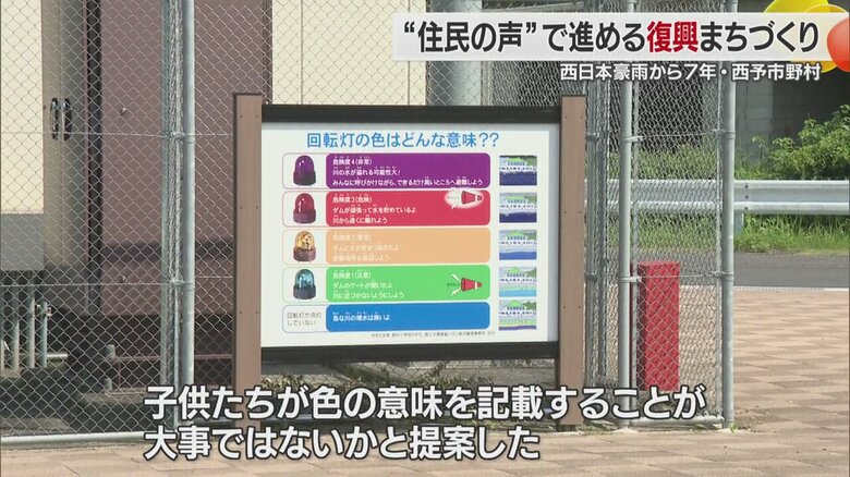 子供たちの「声」で解説パネルを設置
