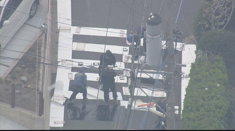 元警部銃撃事件の現場