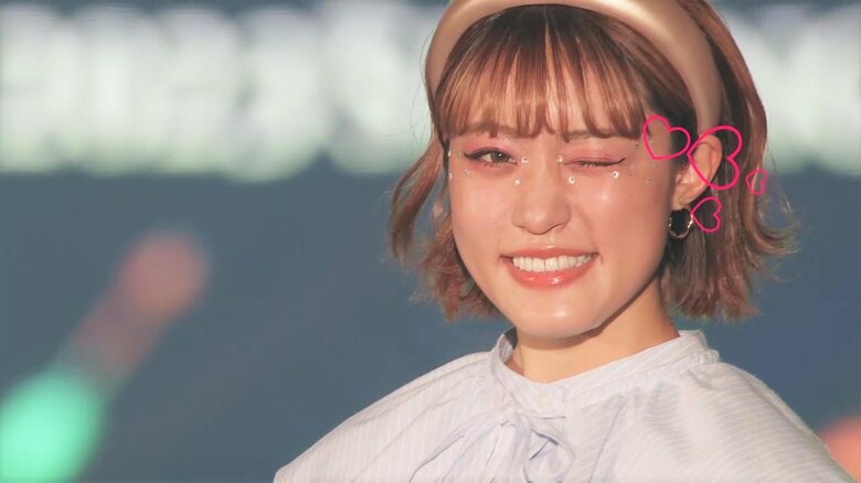 キュートなウインクも披露した王林さん