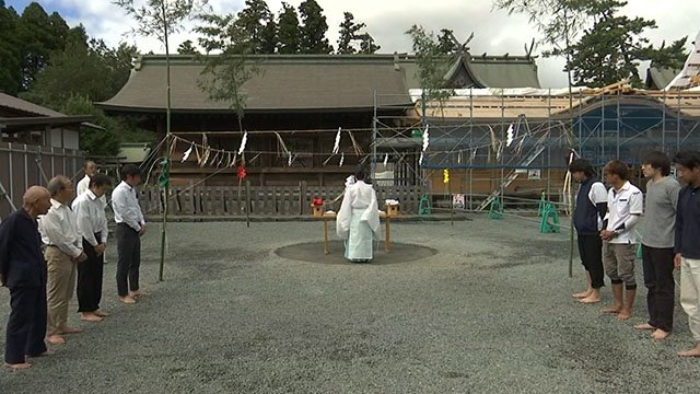 阿蘇神社 田実祭 秋の実りに感謝(熊本)