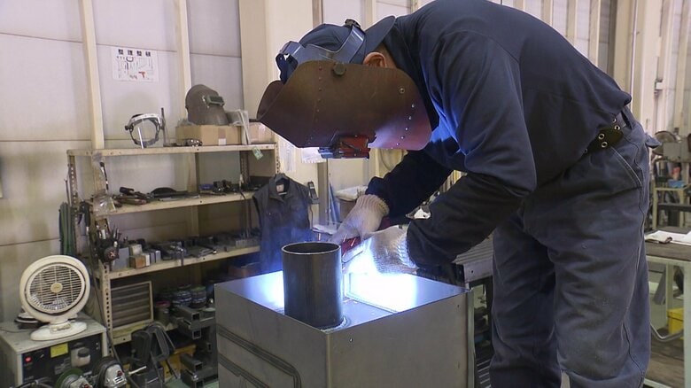 サウナストーブの製造で就職を考える若い世代にアピール