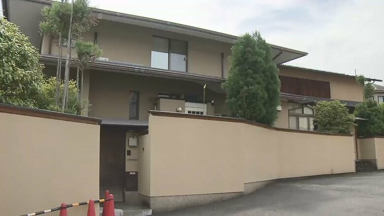 宮本容疑者の自宅（京都市）