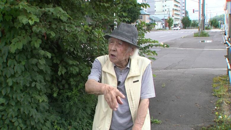 旭川市で空襲を体験した柴山進さん（92）