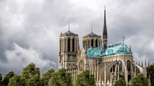 ガラスと石のマリアージュ（Nerovnya氏のインスタグラムより）