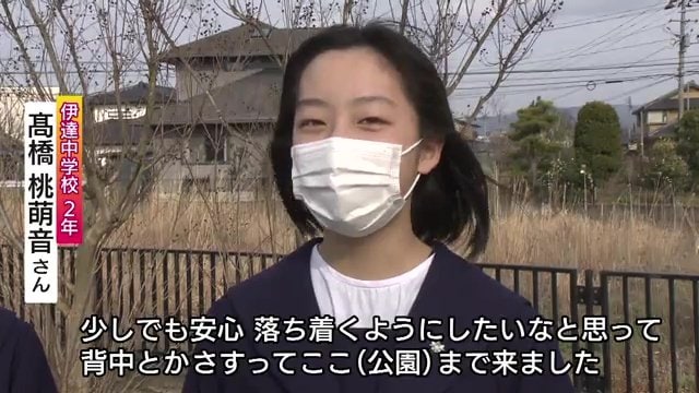 伊達中学校・2年生の高橋桃萌音さん