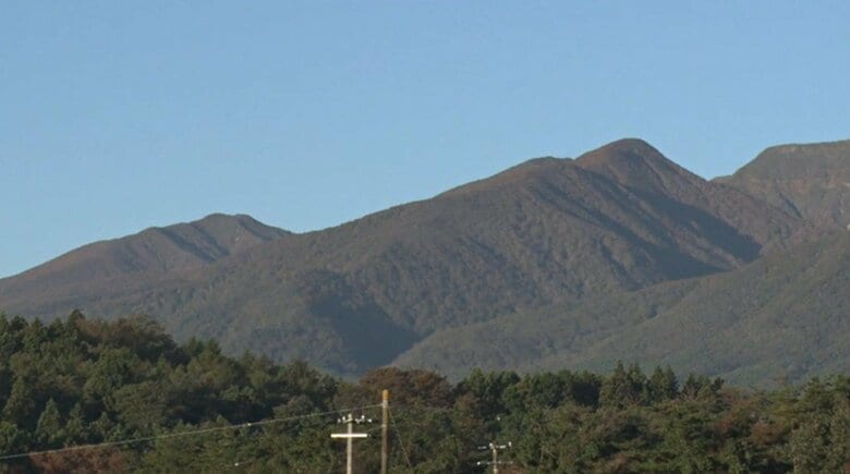 蔵王連峰南端の不忘山
