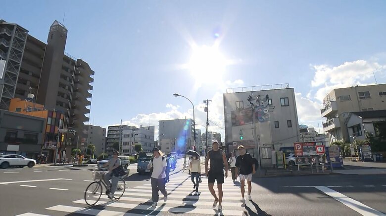 真夏のような残暑続く今年の9月