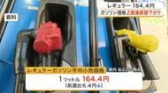 宮城県内のレギュラーガソリン１６４.４円　２週連続の値下がり　政府補助金の増額が影響