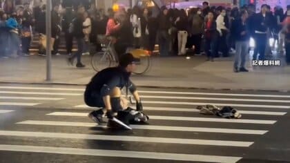 台湾・台北市無差別襲撃事件　死亡した容疑者の宿泊先にガソリン入りの瓶23本・刃物4本　3人死亡11人重軽傷