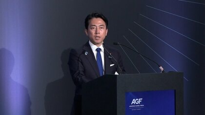 小泉防衛大臣がイギリスで講演「共通の防衛装備運用と生産基盤共有が抑止力支える」　中国・ロシア艦艇の活動にも言及