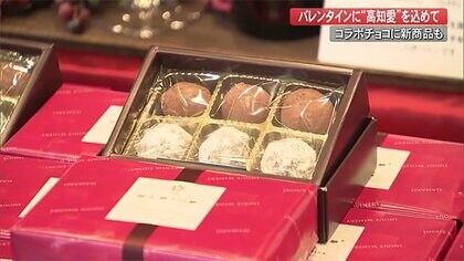 バレンタインに“高知愛”を込めて 100%県産ワイン使用の芳醇なチョコに