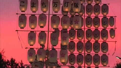 「米子がいな祭」開幕！35基の万灯が商都の夜を照らす…担ぎ手の妙技に観客から歓声