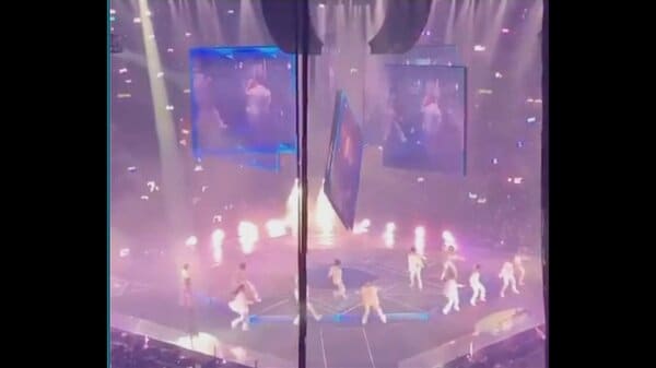 香港で大型スクリーンが落下 人気アイドルのコンサート中に…2人負傷
