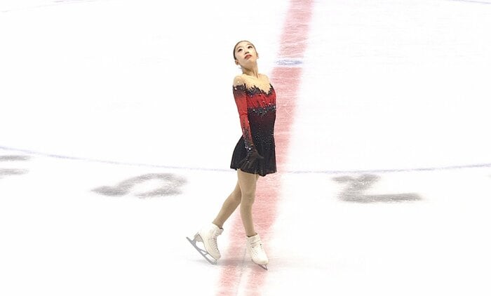 ショート21位から追い上げ全日本出場を勝ち取った岡田芽依