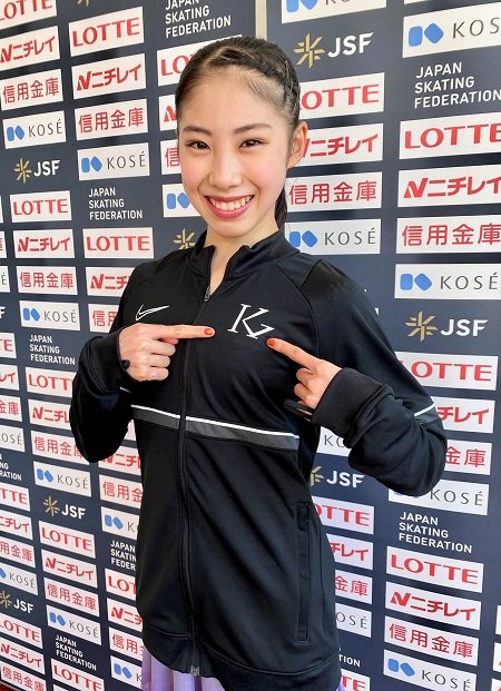 ジュニア女子で優勝した住吉りをん
