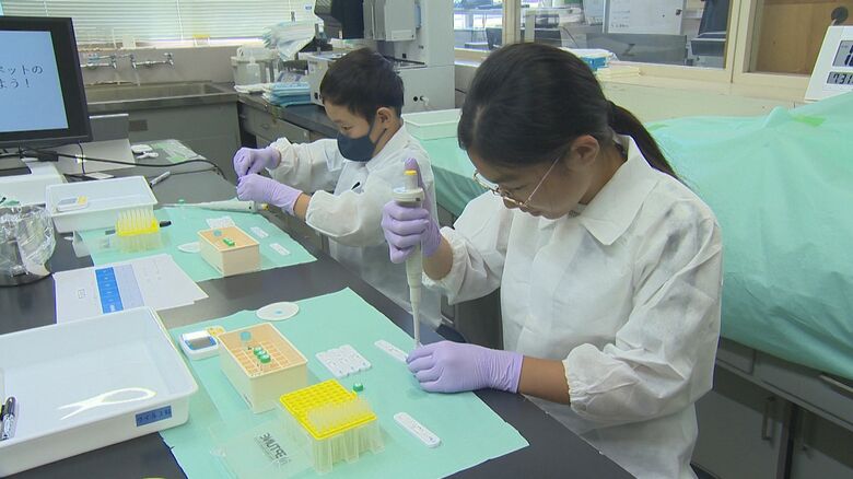 目指せ未来の科学者！子どもたちが研究所で体験学習 音の可視化・生物の多様性…実験通し“科学のおもしろさ”体感 新潟｜FNNプライムオンライン