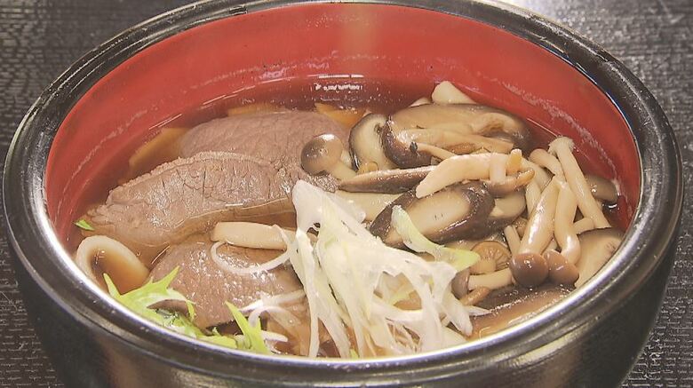 寒くなる季節に「鹿肉きのこうどん」　長野市の道の駅で秋限定メニュー｜FNNプライムオンライン