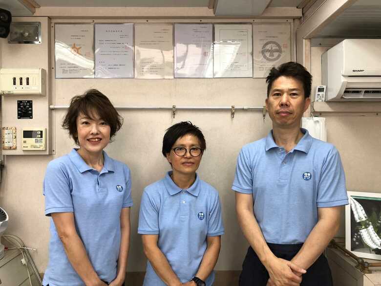 大石博美さん（左）真野みさをさん（中）笹木光輝さん（右）