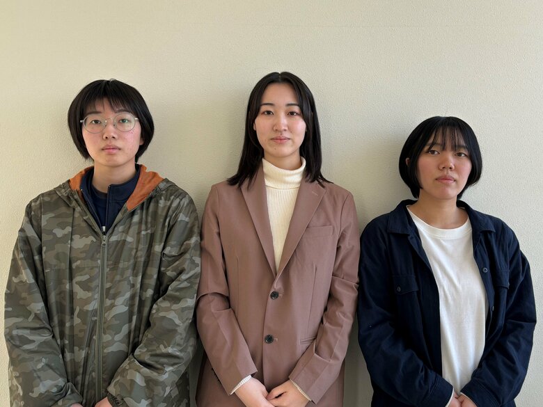 （左）三川さん（中央）佐久間さん（右）池田さん