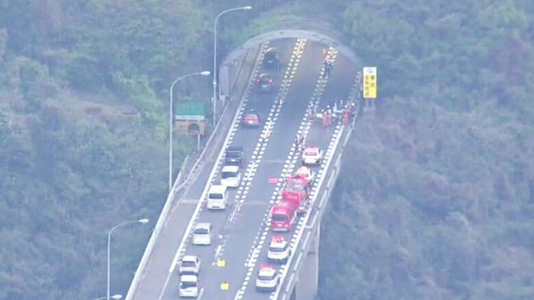 事故の現場付近