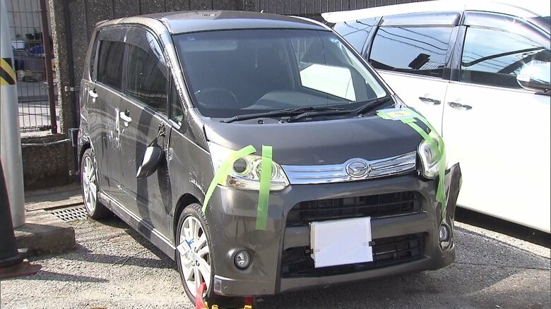 伊藤容疑者が運転していた車
