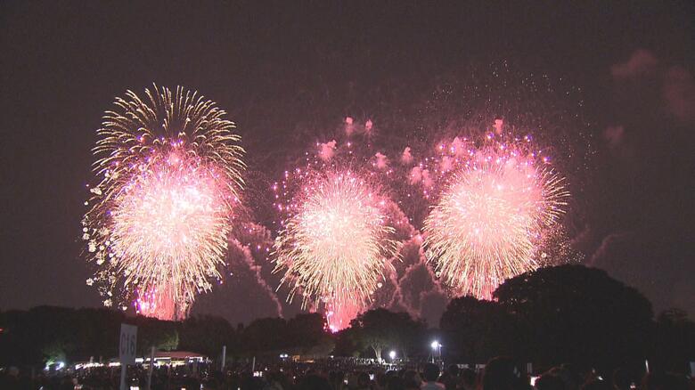 無事に打ち上げられた花火