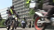 白バイ先導でライダーら52台が市内を走行！行楽シーズン迎え…交通安全イベント＿「手本となる運転を」ライダーらが安全宣言〈北海道札幌市〉