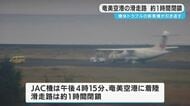 トラブルでＪＡＣ機が奄美空港に引き返し、滑走路１時間閉鎖　鹿児島・奄美市