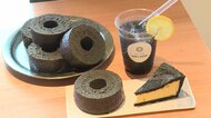バウムクーヘンにレモンソーダ…食べられる「竹炭」の真っ黒スイーツ誕生! デトックス効果も 荒廃山林が経済の循環に【鳥取発】