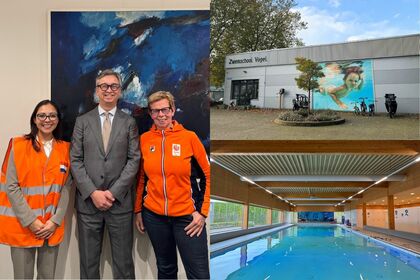 愛知の老舗スイミングクラブがオランダの国家水泳教育“Swim ABC”を現地視察