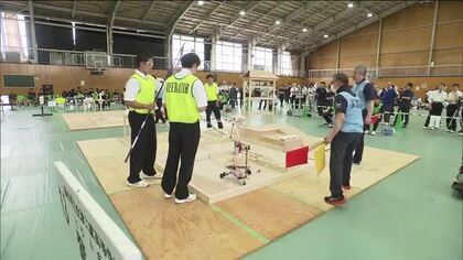 課題をどれだけクリアできる？高校生のロボット競技大会　自分たちで作ったロボットの性能競う　福島　