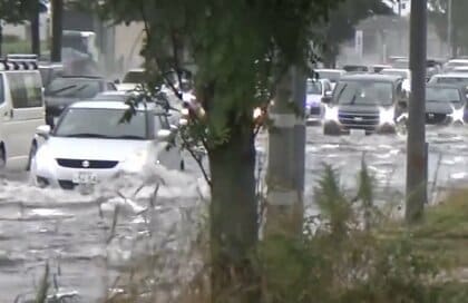 台風10号から離れた北海道・静岡・東京でも大雨に…原因は“帯状”の雨雲群「アウターバンド」　“線状降水帯”引き起こすことも